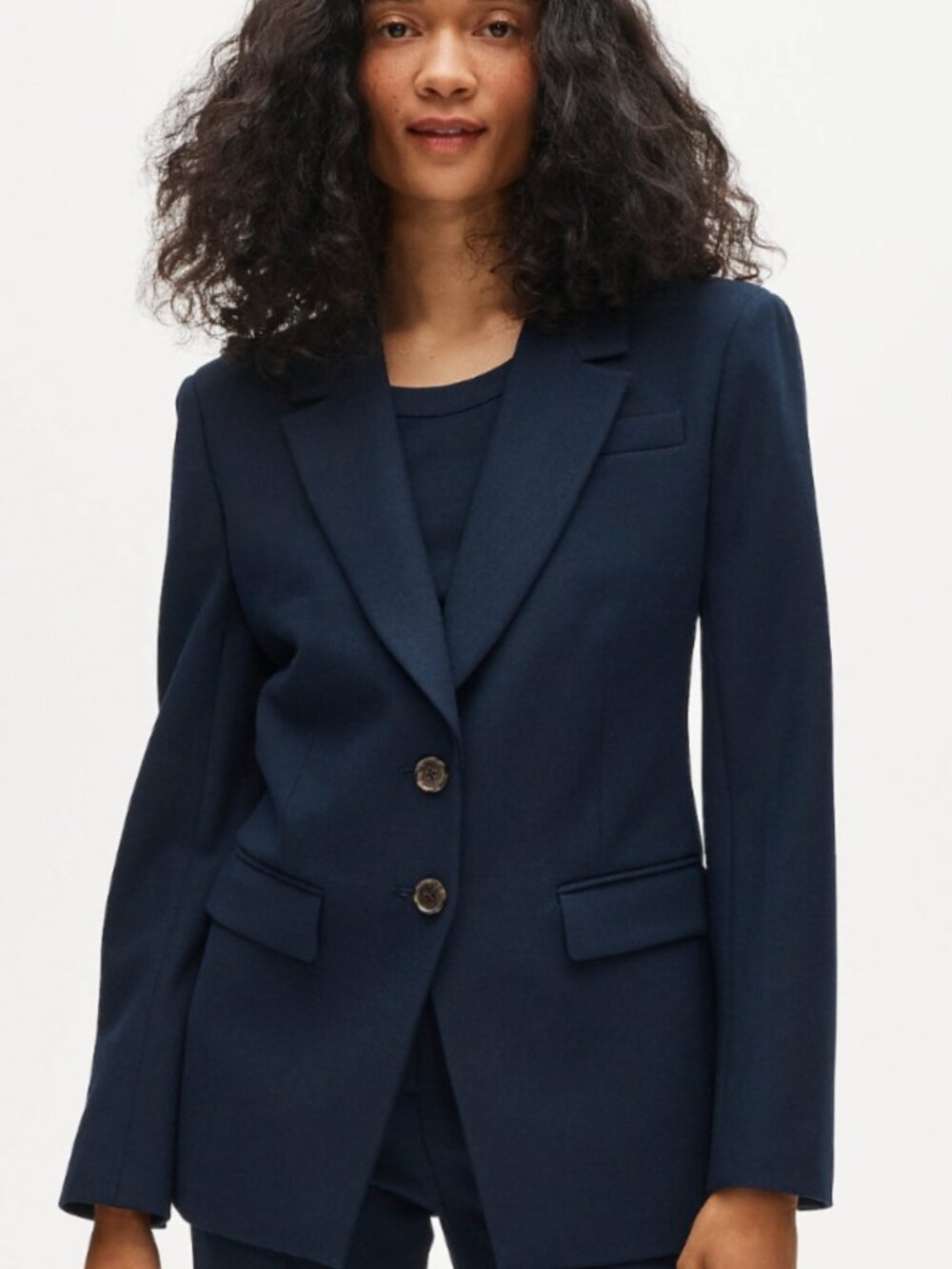 J.Crew Madelyn Blazer Navy Blue in Four-Season Stretch, Size 6